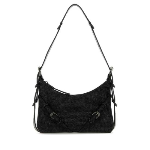 지방시 블랙 fabric 미니 Voyou 숄더 백 BB50THB1TE001