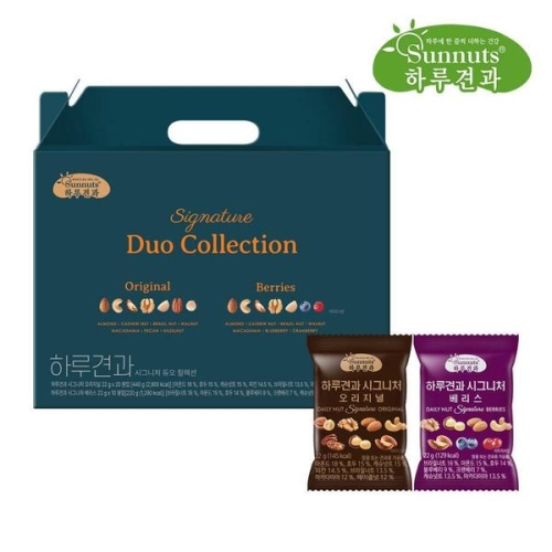 선명농수산  썬넛츠 시그니처 듀오 컬렉션 세트 22g 30입