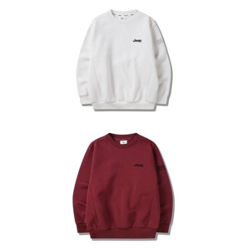 지프키즈 KP4TSU8493_기모 레터링 자수맨투맨 OWRD