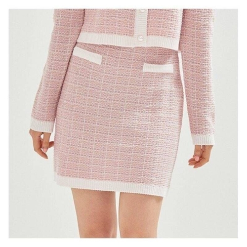 이랜드 로엠 트위드 미니 니트 스커트 RMWKC23RT6-T 8148339