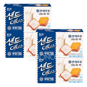 해태제과  샌드 에이스 우유크림 204g