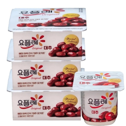 빙그레  요플레 대추 요거트 80g