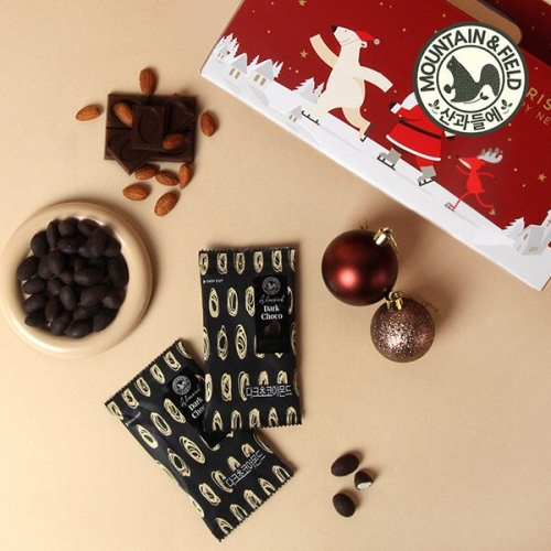 산과들에  다크초콜릿 아몬드 산타세트 20g 20개입