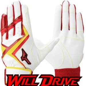 미즈노  야구 윌드라이브 배팅장갑 흰적 1EJEA56301ARWR D2511