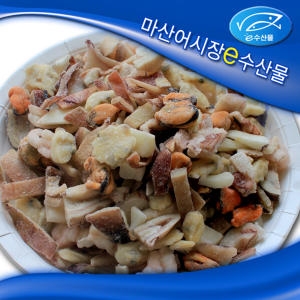 마산어시장  /오징어,바지락,홍합살,새우