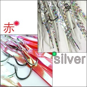 원낚시  최고급 국산바늘 국내 홀로그램 난반사 적 은 은적어피 우럭바늘 우럭채비 세이코