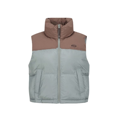 폴햄 여성 무브 가로 퀼팅 크롭 베스트 PHE4VP2710