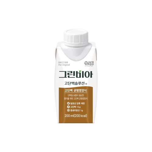 정식품 그린비아 고단백솔루션 팩 200ml