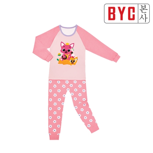 BYC 핑크퐁 소아 편면상하 PKP2016