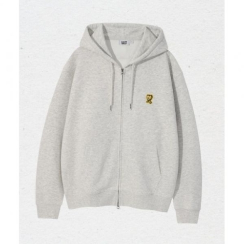 와키윌리 ltgt WACKY WILLY 그래픽 키키 와펜 후드집업 라이트그레이 WA2501HZO1LG 3