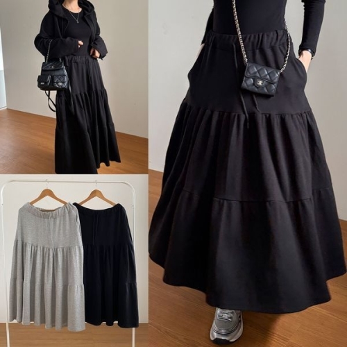 시드마켓 예쁘고편한캉캉스커트 510V448S 빅사이즈 여성의류