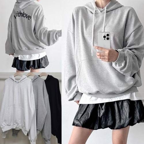 시드마켓 위드럽심플쭈리후드티 510V432S 빅사이즈 여성의류