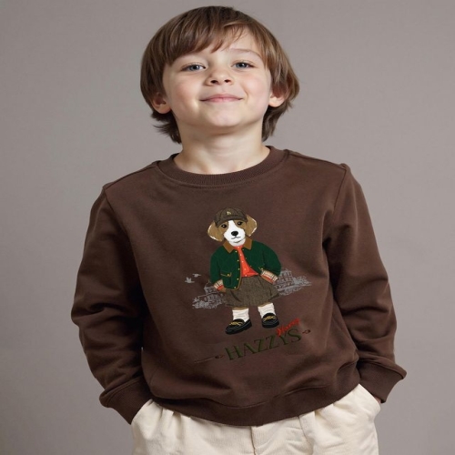 헤지스 KIDS 해리 맨투맨 브라운 HSTS5FK03W2