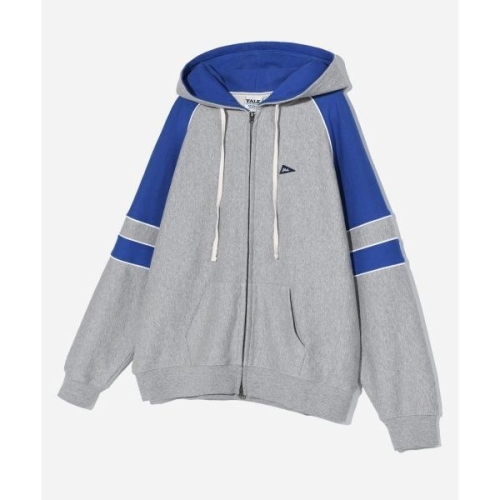 예일 헤비웨이트 리버스 위브 컬러블럭 후드집업 그레이 YD09HD1015GR 851275