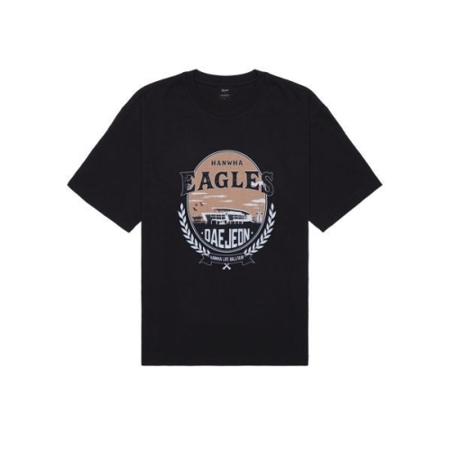 무신사 스탠다드 한국야구위원회 볼파크 Ver.2 반소매 티셔츠 블랙 대전 한화 이글스 7998541