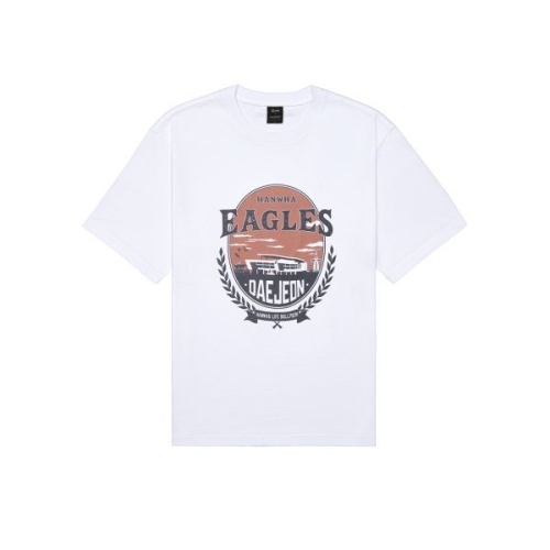 무신사 스탠다드 한국야구위원회 볼파크 Ver.2 반소매 티셔츠 화이트 대전 한화 이글스 7998546