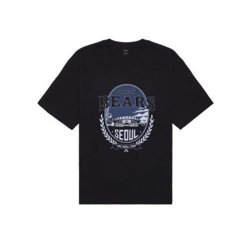 무신사 스탠다드 한국야구위원회 볼파크 Ver.2 반소매 티셔츠 블랙 서울 두산 베어스 7998540