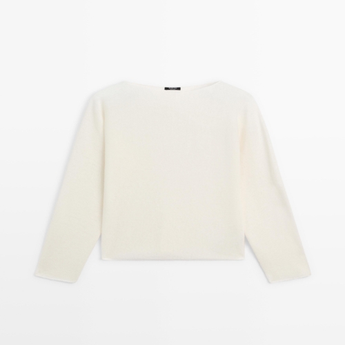 마시모두띠 배토 칼라 니트 스웨터 Gebrochen Weiss 5668596