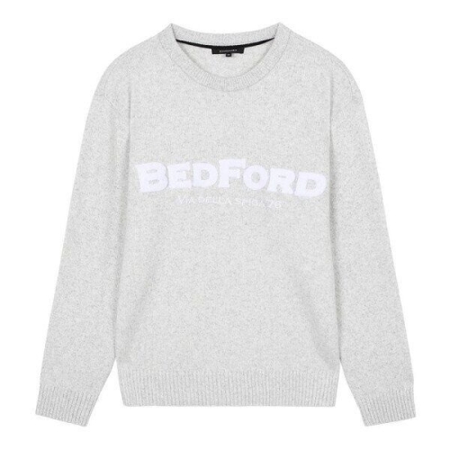 지이크 남성 가을 겨울 그레이 부클 레터링 풀오버 FF-JHUCH8306-0