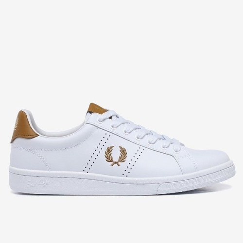 테바 플랫폼 프레드페리 남여공용 화아트 스니커즈 뒷라인 포인트 SFPU2138321-100