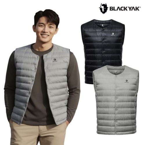 블랙야크 남성 오리털 경량다운베스트 L플루토경량다운베스트 3BYVSW4902