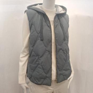 올리비아하슬러 HC04 덕 80/20 충전재의 후드 패딩조끼 OHEWVT103