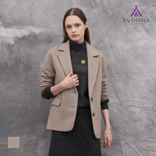 올리비아로렌 투버튼 핸드메이드 자켓_VVCFU5W9471