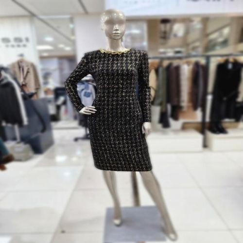 제시뉴욕 세이브존04 체인 트위드 드레스 DEBOQ100SOQ