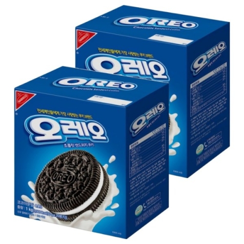 크래프트  오레오 초콜릿 샌드위치 쿠키 화이트크림 1kg