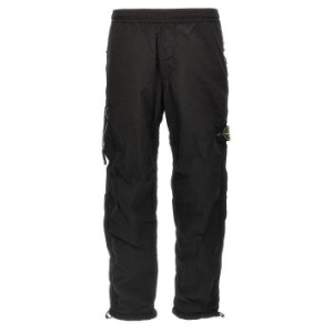 스톤아일랜드 로고 패치 스트레이트 레그 팬츠 블랙 K1S153100005S0019 148490676