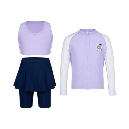 레노마  스윔 여아 파라다이스 래쉬가드 세트 퍼플 RN-GS2F524-PP 7983605 8172643