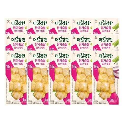 CJ제일제당  더건강한 닭가슴살 샐러드 톡톡 96g