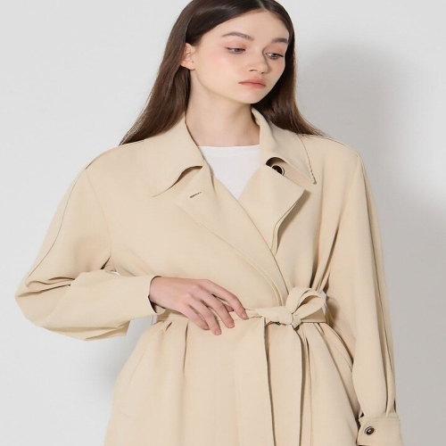 르샵 더블 버튼 바바리 트렌치코트 324842