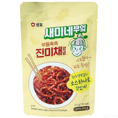 샘표 새미네부엌 부들촉촉 진미채양념 120g