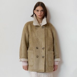 온앤온 여성 빈티지 더블 하프 무스탕 NEM5WMB15_8Z