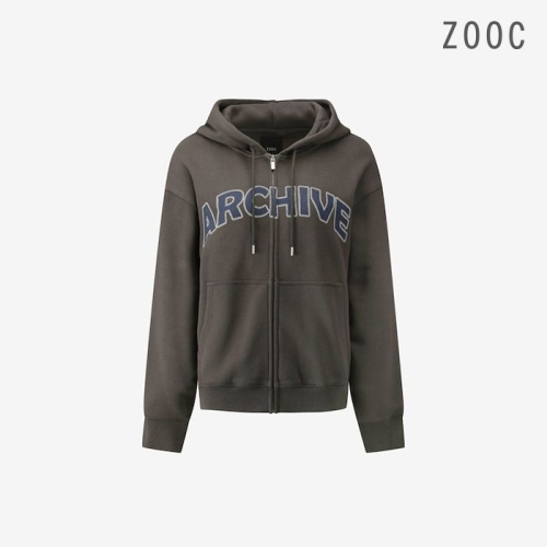 ZOOC 레터링 포인트 후드 집업 CG_V254PSJ931
