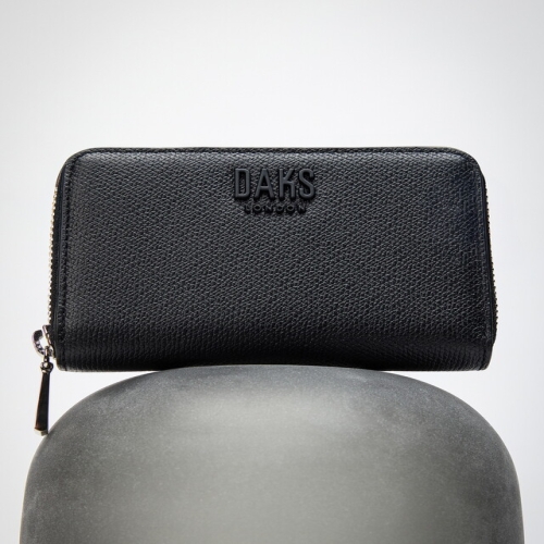 닥스 여성 젤라 블랙 지퍼돌이 카드지갑 DCWA6E902BK