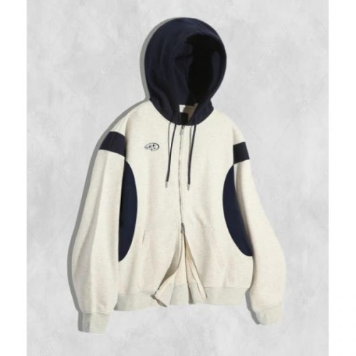 디미트리블랙 VLAD TYPE-B 아트웍 자수 후드 집업_오트밀 252311 FE3783085-E2B