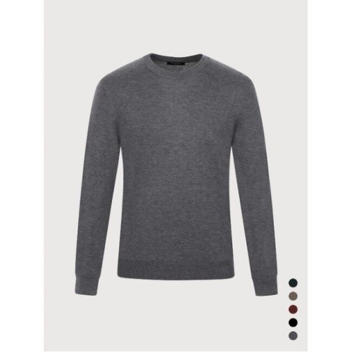 인디안 울혼방 솔리드라운드넥 니트티MIV-BR3F-8171