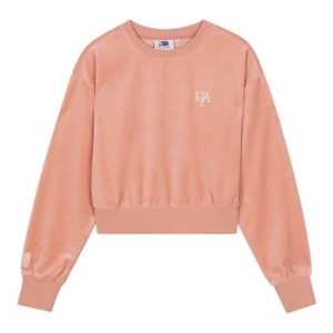 NBA CLE 여성 벨로아 크롭 맨투맨 N234TS711P