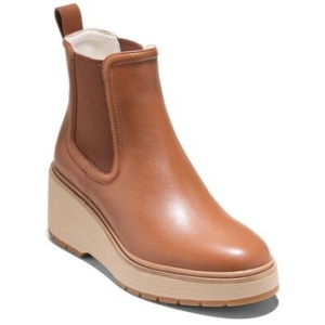 콜한 우먼 콜 한 제로그랜드 Cityquest 워터프루프 방수 웨지 부츠 브리티시 탄 레더 11086347