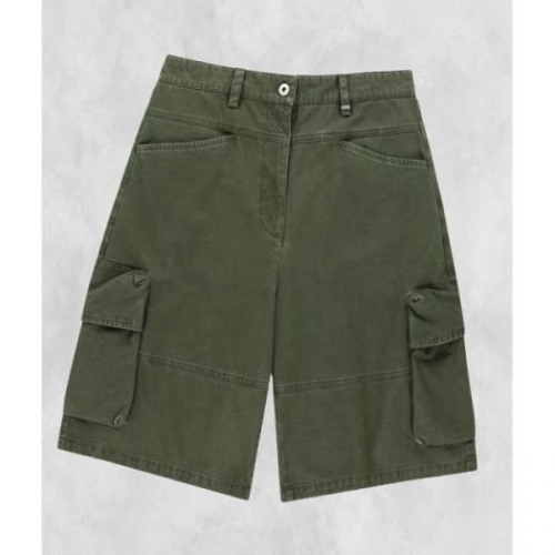 슬로우애시드 버뮤다 카고 다이드 코튼 쇼츠 카키 251629 FE4880342-E2B