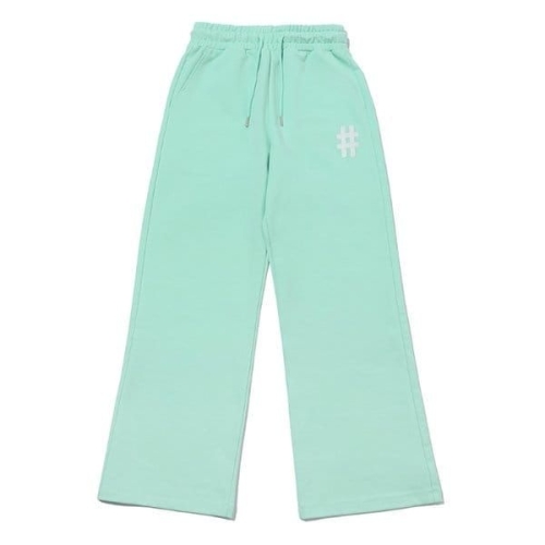 빈트릴 여성 클래식 해시태그 로고 와이드핏 스 팬츠 BA241TP501MT