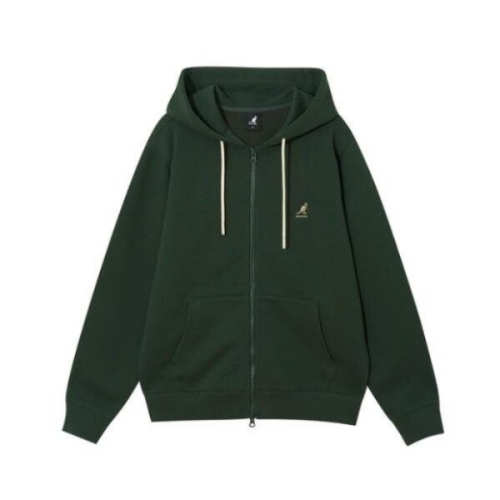 캉골  M 후드집업 CQK KRFC-ZU51400FO 클래식 로고 집업 5140 포레스트