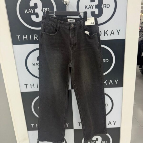 써드케이 기모 세미와이드 워싱 청바지 MP9DU968