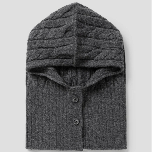 빈폴 여성 울 케이블 바라클라바 애쉬 BE5X84L314