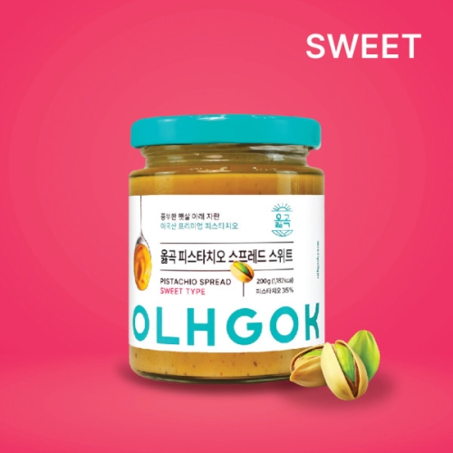잼홀릭 옳곡 피스타치오 스프레드 스위트 200g