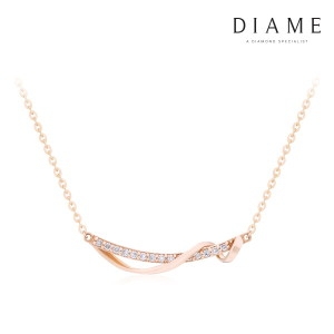 아미  다이 온라인 선율 18K골드 랩그로운 다이아몬드 목걸이 FGDN1346WLA