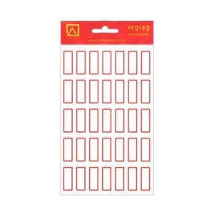 세모네모 1000 일반견출지 10-111R 적색 10매 개 1개입