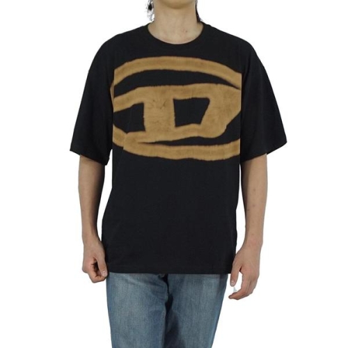 디젤 오발 D 로고 티셔츠 A14872 0QKAS 9XX
